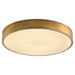 Myhouse Lighting Quorum - 3-656-56 - LED Ceiling Mount - Floe - Brushed Brass