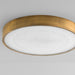 Myhouse Lighting Quorum - 3-656-56 - LED Ceiling Mount - Floe - Brushed Brass