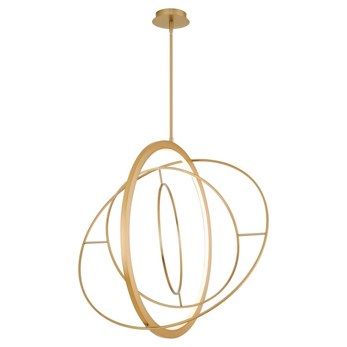 Myhouse Lighting Oxygen - 3-658-40 - LED Pendant - Gallilei - Aged Brass
