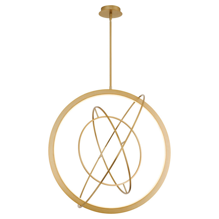 Myhouse Lighting Oxygen - 3-658-40 - LED Pendant - Gallilei - Aged Brass