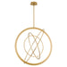 Myhouse Lighting Oxygen - 3-658-40 - LED Pendant - Gallilei - Aged Brass