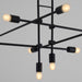 Myhouse Lighting Quorum - 3-697-15 - Ten Light Chandelier - Mika - Black