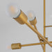 Myhouse Lighting Quorum - 3-697-56 - Ten Light Chandelier - Mika - Brushed Brass