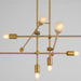 Myhouse Lighting Quorum - 3-697-56 - Ten Light Chandelier - Mika - Brushed Brass