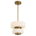Myhouse Lighting Oxygen - 3-80-56 - LED Pendant - Favo - Brushed Brass