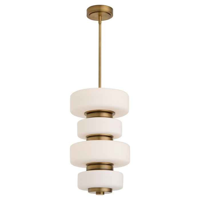 Myhouse Lighting Oxygen - 3-81-56 - LED Pendant - Favo - Brushed Brass