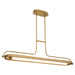 Myhouse Lighting Oxygen - 3-812-56 - LED Chandelier - Braem - Brushed Brass