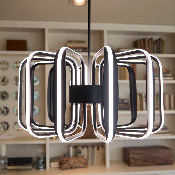 Myhouse Lighting Quorum - 3-819-15 - LED Pendant - Roto - Black