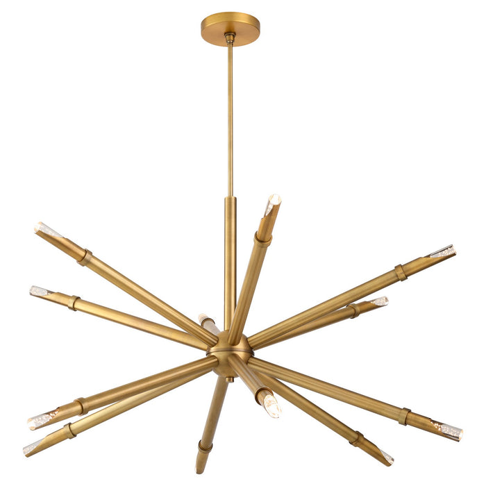 Myhouse Lighting Quorum - 3-878-56 - LED Pendant - Ionis - Brushed Brass