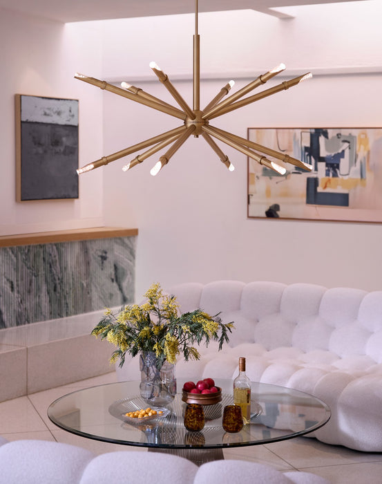Myhouse Lighting Quorum - 3-878-56 - LED Pendant - Ionis - Brushed Brass