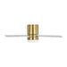 Myhouse Lighting Generation Lighting - 3ERHR44BBSD - 44" Ceiling Fan - Era 44 Hugger LED - Burnished Brass