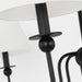 Myhouse Lighting Visual Comfort Studio - DJC1246MBK - Six Light Chandelier - Elsay - Midnight Black
