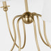 Myhouse Lighting Visual Comfort Studio - DJC1246SB - Six Light Chandelier - Elsay - Satin Brass
