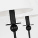 Myhouse Lighting Visual Comfort Studio - DJC1255MBK - Five Light Chandelier - Elsay - Midnight Black