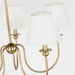 Myhouse Lighting Visual Comfort Studio - DJC1255SB - Five Light Chandelier - Elsay - Satin Brass