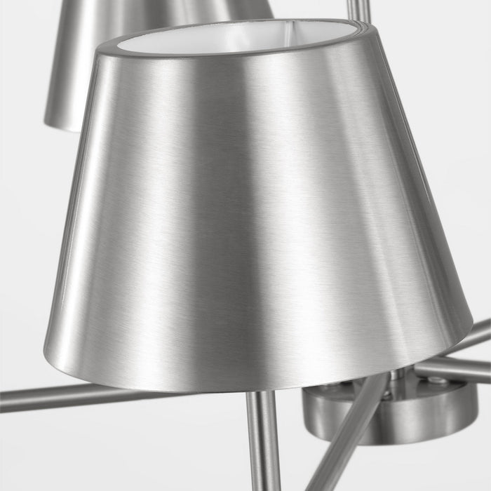Myhouse Lighting Visual Comfort Studio - DJC1265BS - Five Light Chandelier - Ender - Brushed Nickel