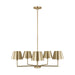 Myhouse Lighting Visual Comfort Studio - DJC1265SB - Five Light Chandelier - Ender - Satin Brass
