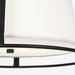 Myhouse Lighting Visual Comfort Studio - DJF1002MBK - Two Light Flush Mount - Cortes - Midnight Black