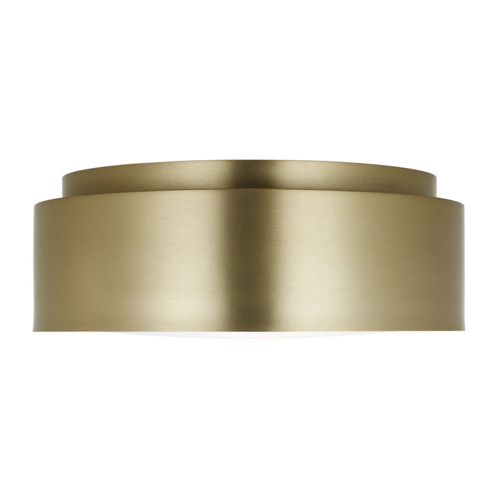 Myhouse Lighting Visual Comfort Studio - DJF1042SB - Two Light Flush Mount - Dartmore - Satin Brass