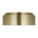 Myhouse Lighting Visual Comfort Studio - DJF1042SB - Two Light Flush Mount - Dartmore - Satin Brass