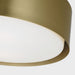 Myhouse Lighting Visual Comfort Studio - DJF1042SB - Two Light Flush Mount - Dartmore - Satin Brass