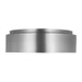 Myhouse Lighting Visual Comfort Studio - DJF1063BS - Three Light Flush Mount - Dartmore - Brushed Nickel