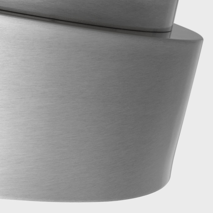 Myhouse Lighting Visual Comfort Studio - DJF1063BS - Three Light Flush Mount - Dartmore - Brushed Nickel