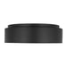 Myhouse Lighting Visual Comfort Studio - DJF1063MBK - Three Light Flush Mount - Dartmore - Midnight Black