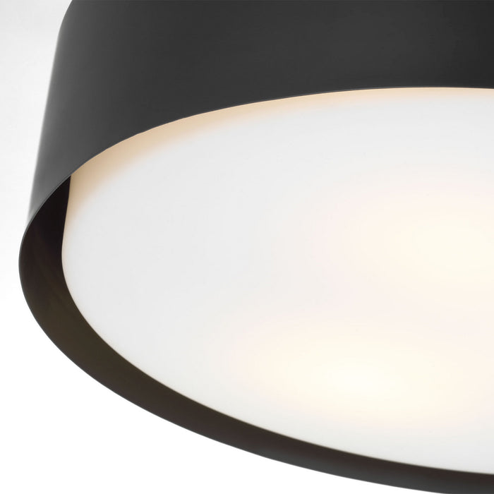 Myhouse Lighting Visual Comfort Studio - DJF1063MBK - Three Light Flush Mount - Dartmore - Midnight Black