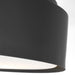 Myhouse Lighting Visual Comfort Studio - DJF1063MBK - Three Light Flush Mount - Dartmore - Midnight Black