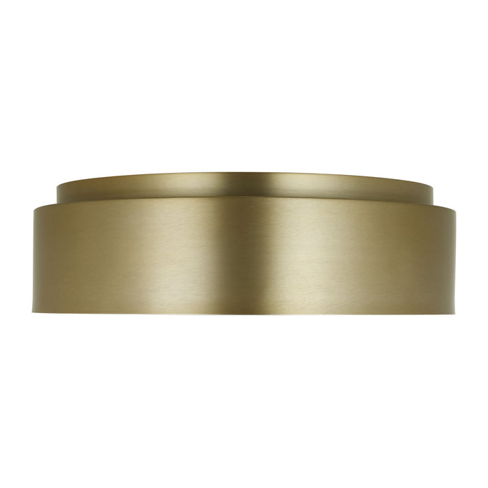 Myhouse Lighting Visual Comfort Studio - DJF1063SB - Three Light Flush Mount - Dartmore - Satin Brass