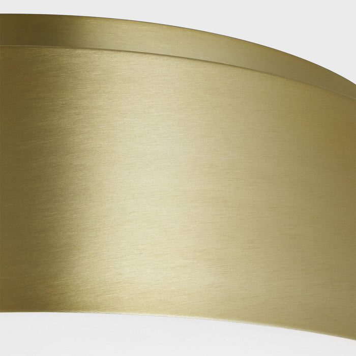 Myhouse Lighting Visual Comfort Studio - DJF1063SB - Three Light Flush Mount - Dartmore - Satin Brass