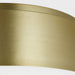 Myhouse Lighting Visual Comfort Studio - DJF1063SB - Three Light Flush Mount - Dartmore - Satin Brass