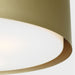 Myhouse Lighting Visual Comfort Studio - DJF1063SB - Three Light Flush Mount - Dartmore - Satin Brass