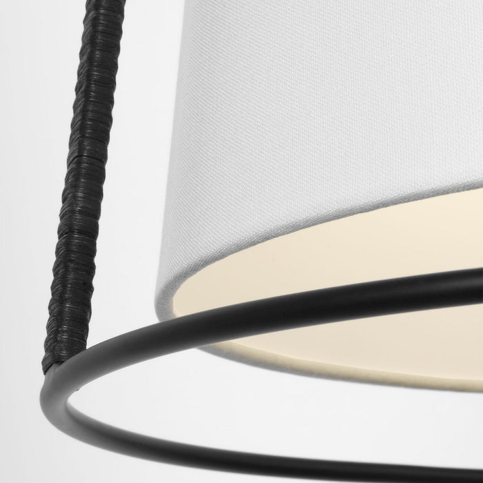 Myhouse Lighting Visual Comfort Studio - DJP1002MBK - Two Light Pendant - Cortes - Midnight Black