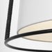 Myhouse Lighting Visual Comfort Studio - DJP1002MBK - Two Light Pendant - Cortes - Midnight Black