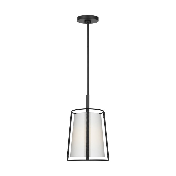 Myhouse Lighting Visual Comfort Studio - DJP1011MBK - One Light Pendant - Cortes - Midnight Black