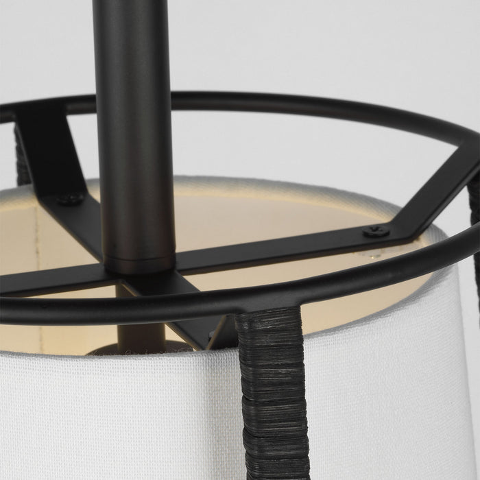 Myhouse Lighting Visual Comfort Studio - DJP1011MBK - One Light Pendant - Cortes - Midnight Black