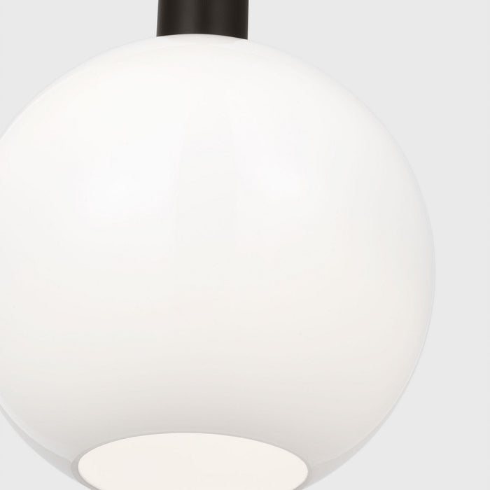 Myhouse Lighting Visual Comfort Studio - DJP1171MBK - One Light Pendant - Colewood - Midnight Black