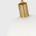 Myhouse Lighting Visual Comfort Studio - DJP1171SB - One Light Pendant - Colewood - Satin Brass