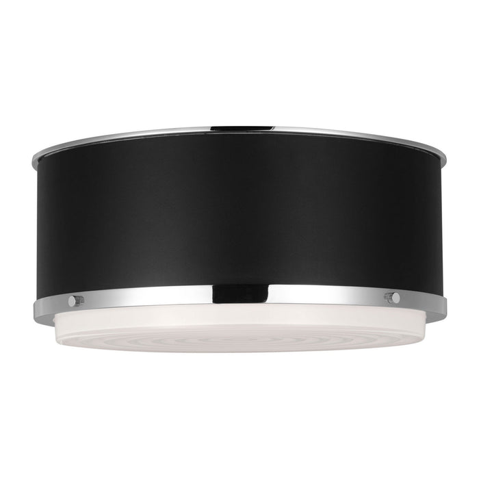 Myhouse Lighting Visual Comfort Studio - LF1062PN - Two Light Flush Mount - Marlowe - Polished Nickel