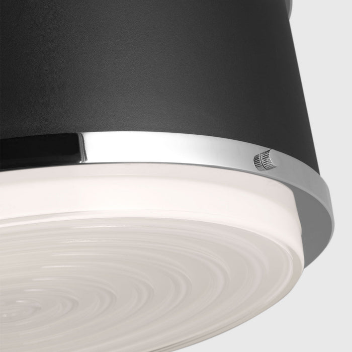 Myhouse Lighting Visual Comfort Studio - LF1062PN - Two Light Flush Mount - Marlowe - Polished Nickel