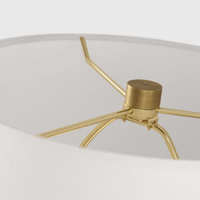 Myhouse Lighting Visual Comfort Studio - LT1231TWB - One Light Table Lamp - Grayson - Time Worn Brass