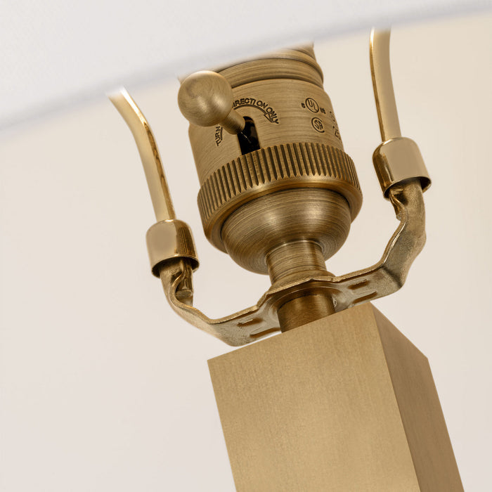 Myhouse Lighting Visual Comfort Studio - LT1241TWB - One Light Table Lamp - Grayson - Time Worn Brass