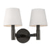 Myhouse Lighting Visual Comfort Studio - LW1152AI - Two Light Wall Sconce - Grayson - Aged Iron