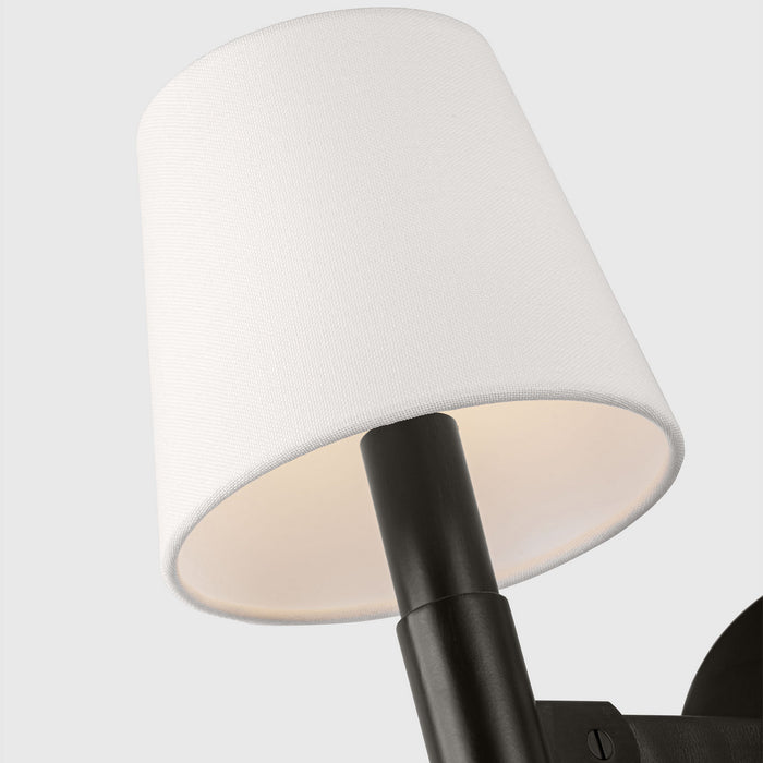 Myhouse Lighting Visual Comfort Studio - LW1152AI - Two Light Wall Sconce - Grayson - Aged Iron