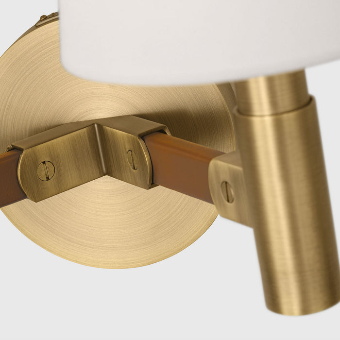 Myhouse Lighting Visual Comfort Studio - LW1152TWB - Two Light Wall Sconce - Grayson - Time Worn Brass