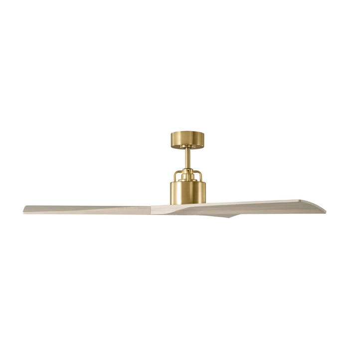 Myhouse Lighting Visual Comfort Fan - 3ALMSM52BBSWWO - 52"Ceiling Fan - Alma Smart 52 - Burnished Brass