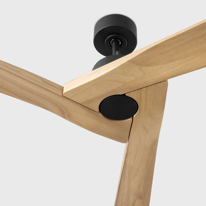 Myhouse Lighting Visual Comfort Fan - 3ALMSM52MBKNH - 52"Ceiling Fan - Alma Smart 52 - Midnight Black