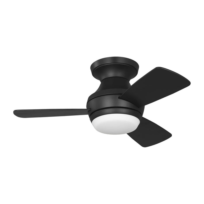 Myhouse Lighting Visual Comfort Fan - 3IKHR32MBKD - 32"Ceiling Fan - Ikon 32 Hugger LED - Midnight Black